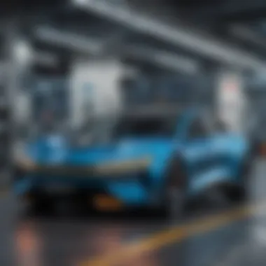 Electric Vehicles: The Future of Transportation Futuristic electric vehicle charging at a station