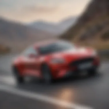 Performance on the Road with the Ford Adrenalin Ford Adrenalin during a high-speed drive on a winding road