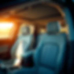 Luxurious interior of Acura RDX showcasing seating arrangement