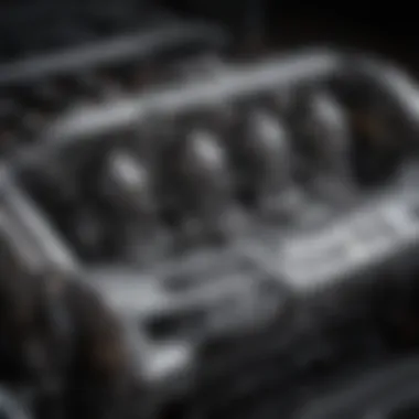 Detailed Engine Design of the New Ford Ranger Close-up view of Ford Ranger engine components showcasing design