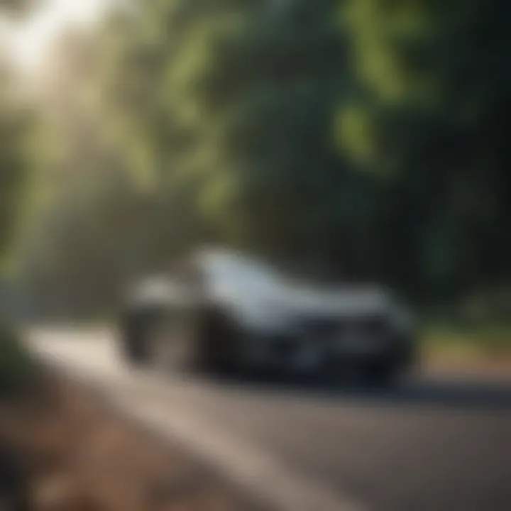 Driving dynamics showcased through a performance track