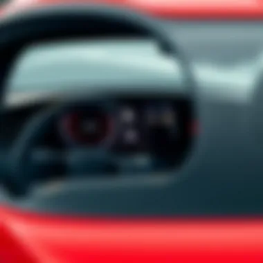 Dashboard of a 2022 performance car featuring advanced technology and metrics