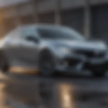 Dynamic performance of the new Toyota Civic on the road