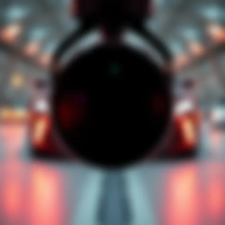 The Future of Vehicle Protection Technologies Futuristic concept of automotive security systems