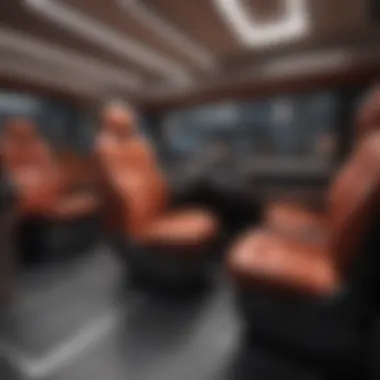 Innovative Design in Truck Interiors Interior design of a truck highlighting innovative technology and comfort features.