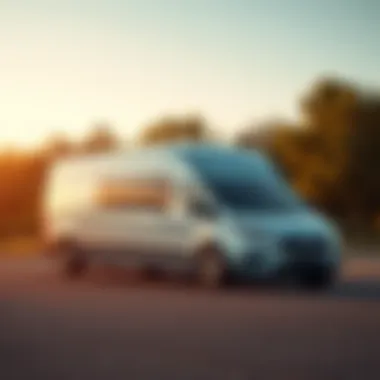 Comparison chart of Volvo electric van versus competitors