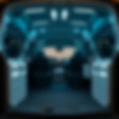 Interior features of the Volvo electric van highlighting technology