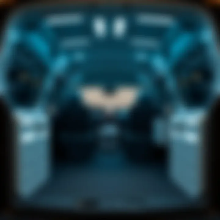 Interior features of the Volvo electric van highlighting technology