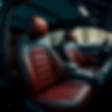 Luxurious Leather Seat Covers for Ford Explorer Luxurious leather seat covers enhancing the interior of a Ford Explorer