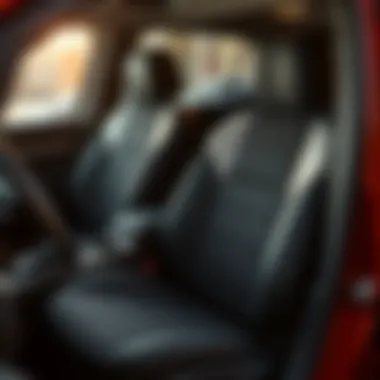 A variety of stylish fabric seat covers designed for Ford Explorer models