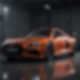 Sleek design of the fully electric Audi RS showcasing its aerodynamic features