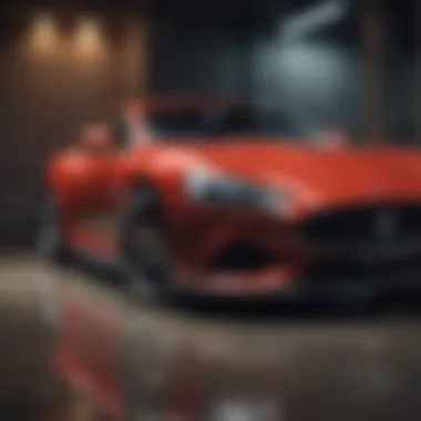 An elegant interior of a granturismo car highlighting luxury materials