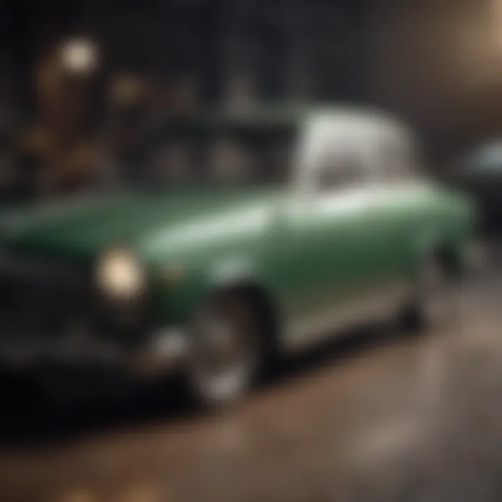 A graph depicting historical depreciation rates of popular car models