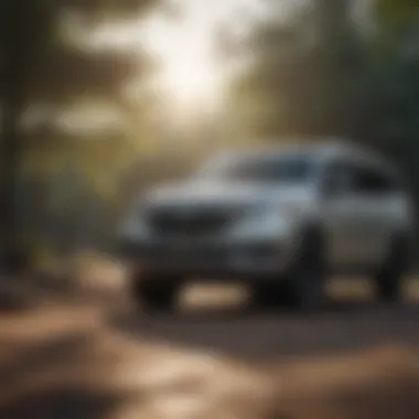 Honda Armada in motion demonstrating its performance capabilities.