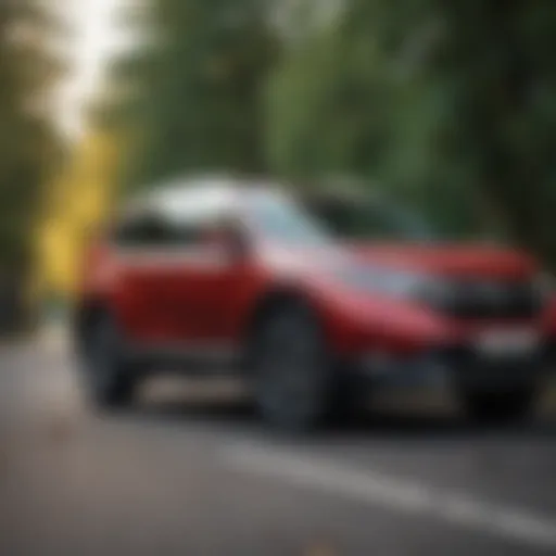 Elegant exterior design of Honda CR-V