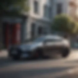 Sleek exterior design of the Hyundai Elantra N showcasing its sporty aesthetic