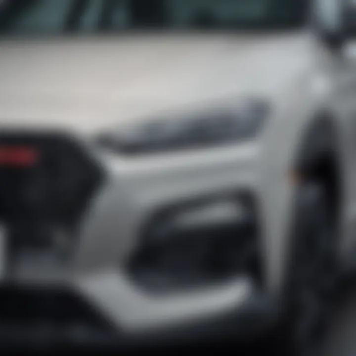 Close-up of Hyundai Kona N's distinctive design features