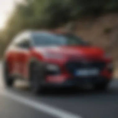 Hyundai Kona N in action on a winding road