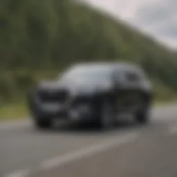 Hyundai Palisade on a scenic route showcasing its design