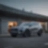 Exterior design of the Hyundai Sportage showcasing its modern lines