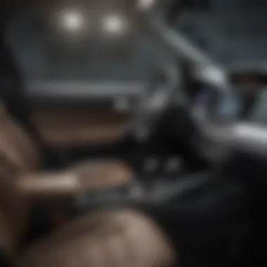 Interior layout of the Hyundai Sportage highlighting technology features