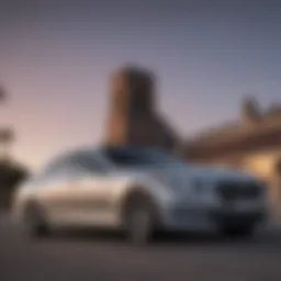 Sleek front profile of the 2014 Hyundai Genesis 3.8 Ultimate showcasing its elegant design.