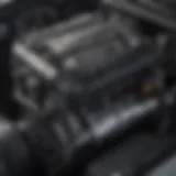 Close-up view of the 1.5L 4-cylinder engine in the 2019 Chevrolet Malibu