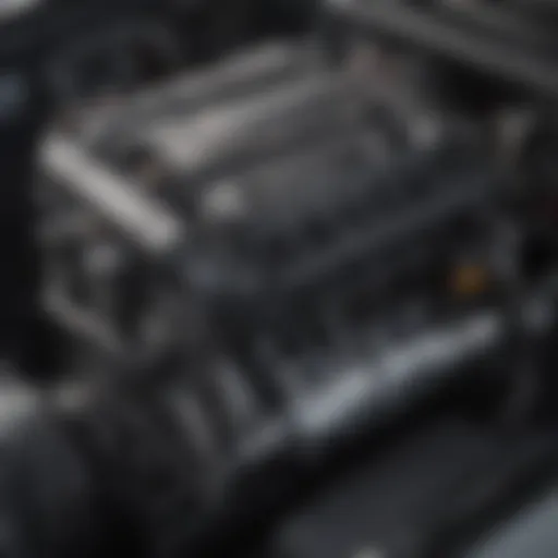 Close-up view of the 1.5L 4-cylinder engine in the 2019 Chevrolet Malibu