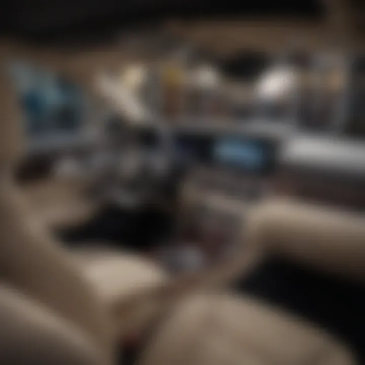 Luxurious interior of the S-Class Coupe Convertible highlighting premium materials
