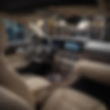 The Luxurious Interior of the S-Class Coupe Convertible Luxurious interior of the S-Class Coupe Convertible highlighting premium materials