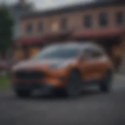 Sleek exterior design of the Ford Escape SEL showcasing its modern lines and aesthetics