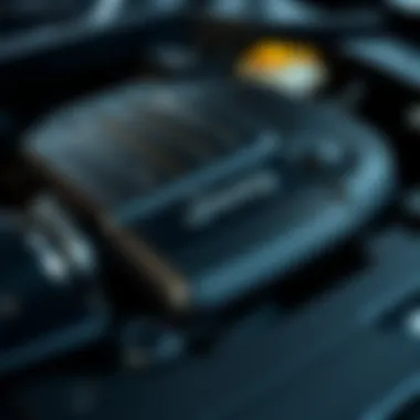 Engine Specifications of Jeep Cherokee Sport Close-up of Jeep Cherokee Sport engine specifications