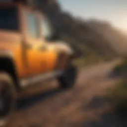 Rear legroom measurement in Jeep Gladiator