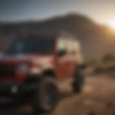 Advanced technology dashboard in Jeep Rubicon