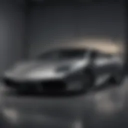 Sleek exterior design of the Lamborghini Murciélago showcasing its aerodynamic features