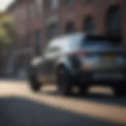 Sleek exterior design of the 2019 Land Rover Discovery Sport HSE AWD