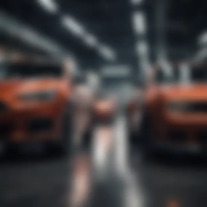 Emotional journey of deciding on multiple car leases depicted through scenic imagery