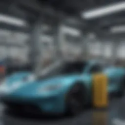 High-tech lithium battery manufacturing facility