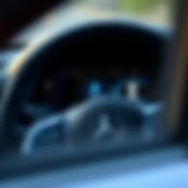 Dashboard view displaying advanced technology features