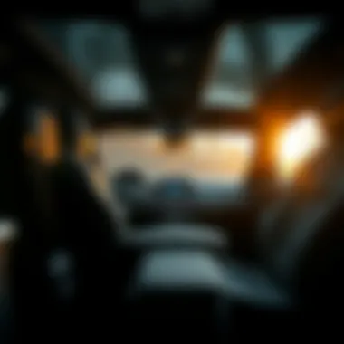 Interior shot highlighting the luxurious cabin of the GLE 650