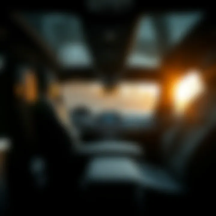 Interior shot highlighting the luxurious cabin of the GLE 650