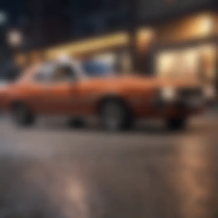 A phone displaying a scam call alert with a blurred background of a worried individual.