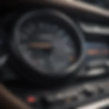 Advanced Automotive Technology Cutting-edge automotive technology displayed in a car dashboard
