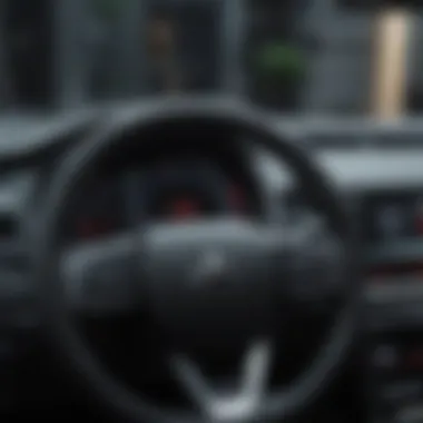 Dashboard view of Mitsubishi PHEV highlighting advanced technology features
