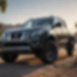 Front exterior view of the Nissan Frontier SV