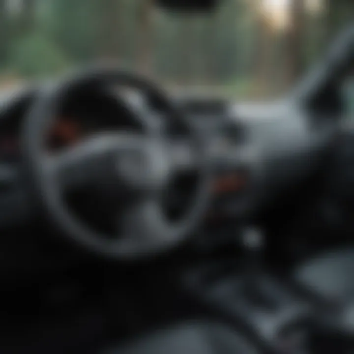 Interior dashboard featuring modern technology of the Nissan Frontier SV
