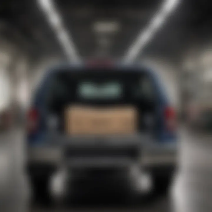 Rear view showcasing the Nissan Frontier SV's cargo space