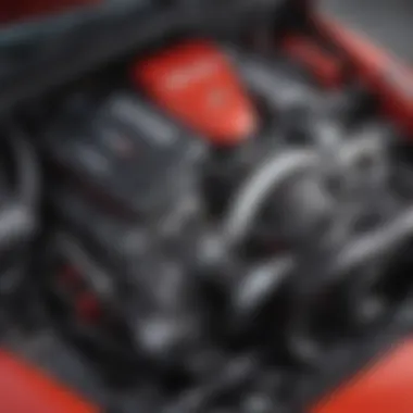 Engineering Mastery: The Heart of the 2017 Nissan GT-R Nismo Close-up of the engine components of the 2017 Nissan GT-R Nismo