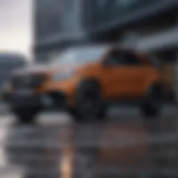 Exterior design showcasing the aggressive stance of the Mercedes GLE 63 AMG