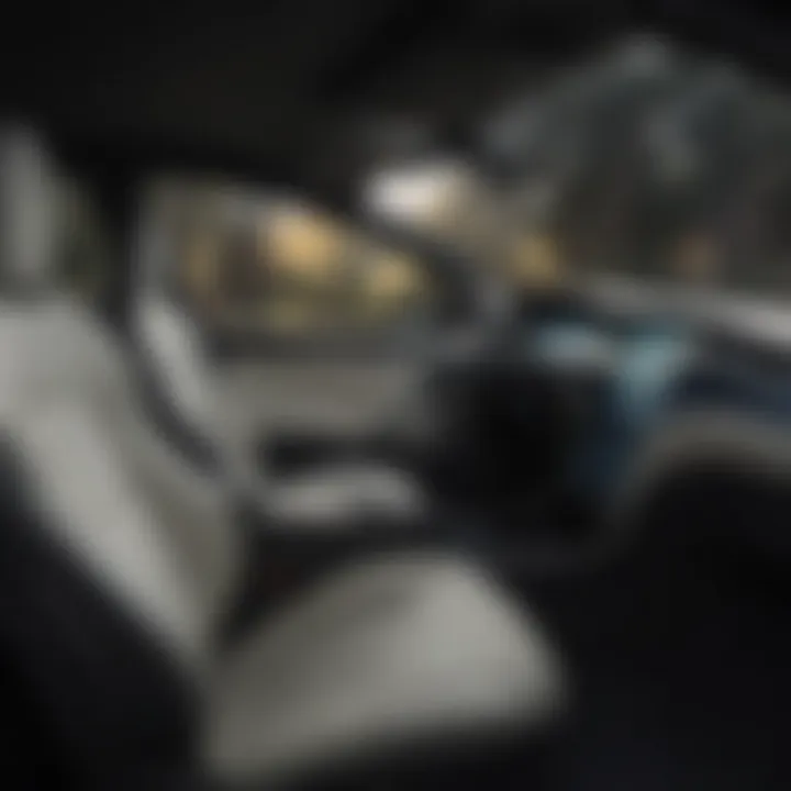 Interior view showcasing Tesla Model X features
